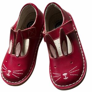 Livie & Luca girls toddler Red Bunny Mary Janes dress shoes size 9 NEW